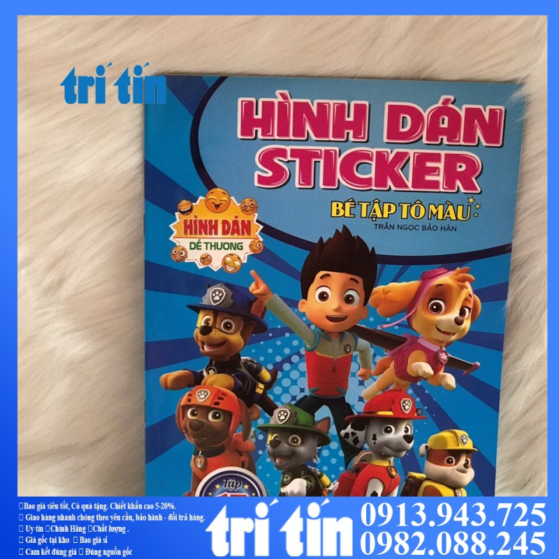 Tập Tô Màu Cho Bé Yêu Thỏa Thích Sáng Tạo CÓ STICKER.