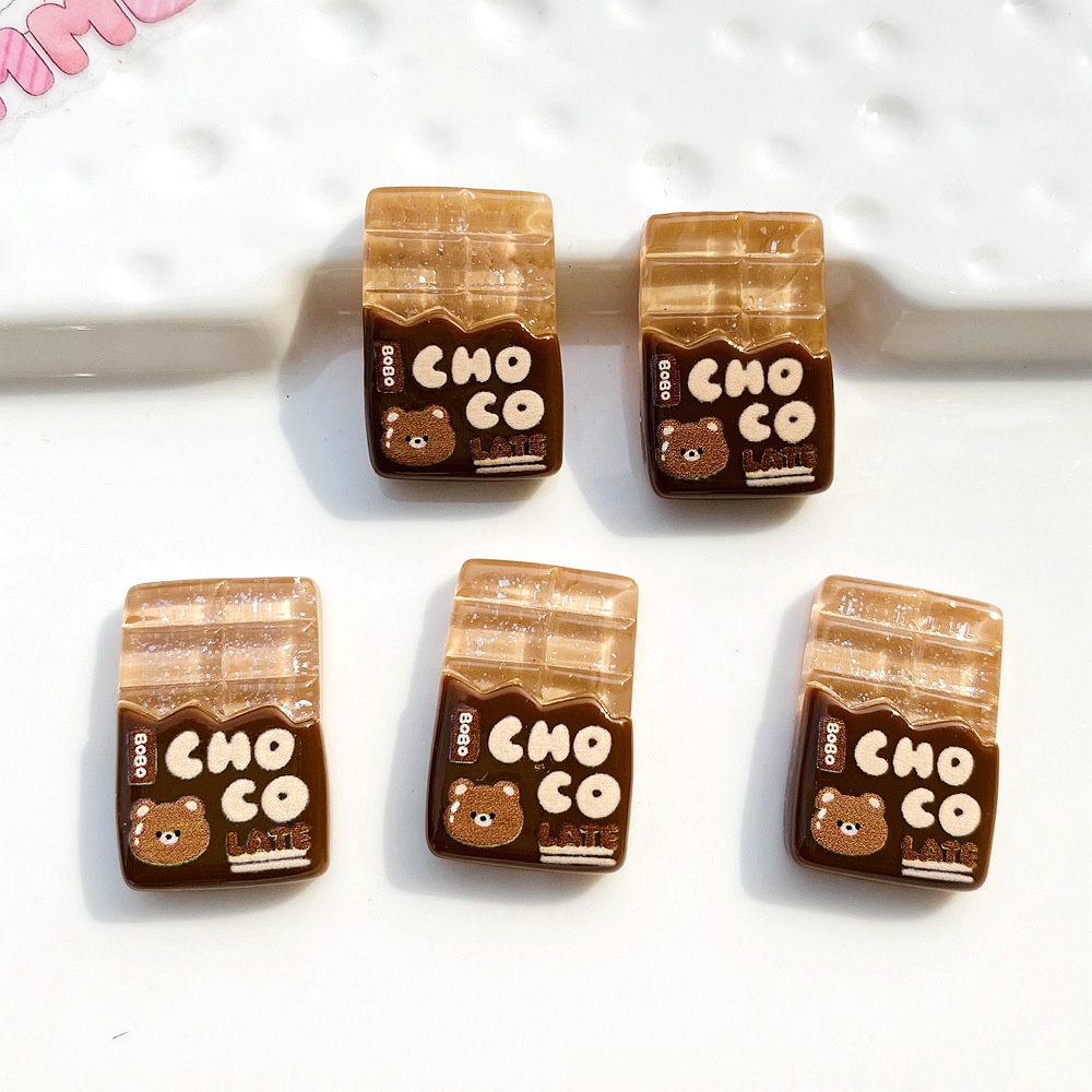 Crocs Jibbitz Crocs Charm Diy Accessories Dép Crocs Trong Suốt Hình Gấu Dễ Thương DIY Dùng Trang Trí Ốp Điện Thoại