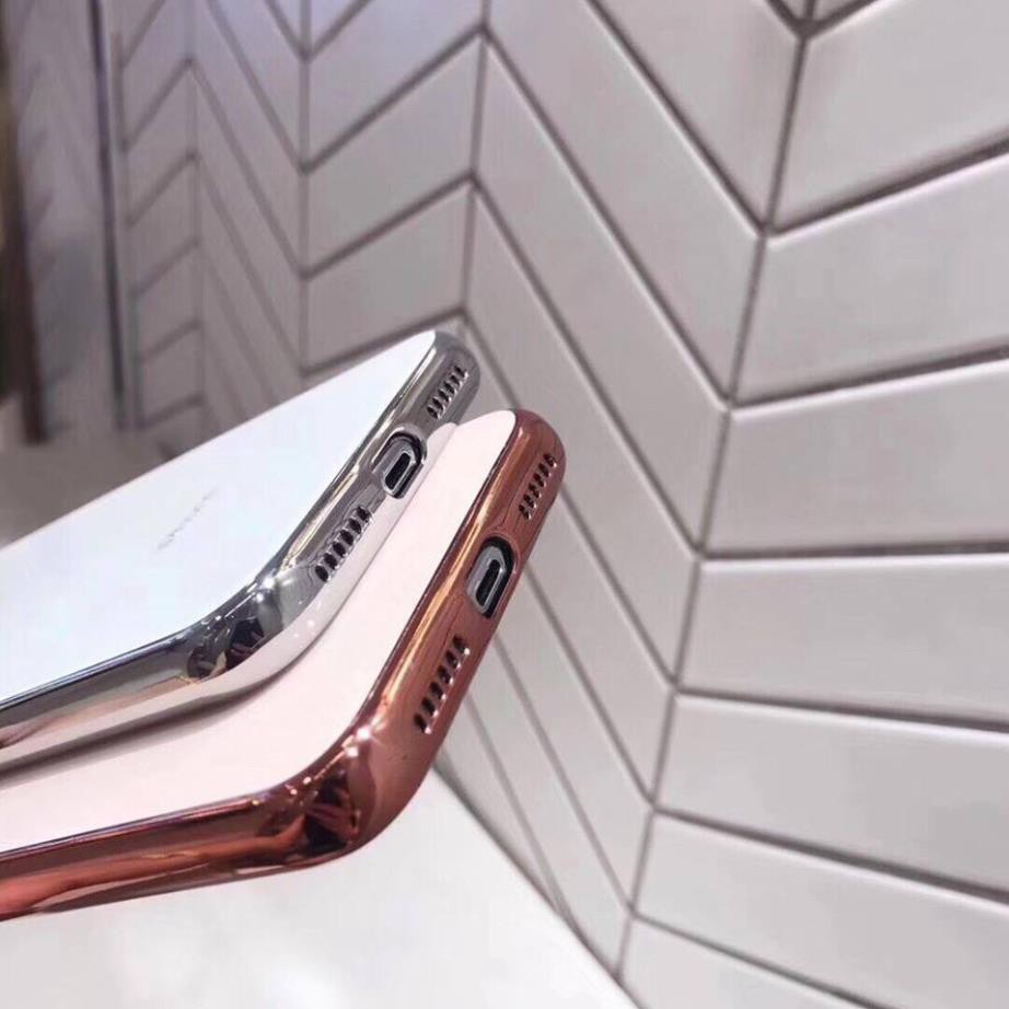 Ốp điện thoại kính cường lực viền dẻo cùng màu với lưng máy Iphone6/7/8/X/Xs/Xr/XsMax #8