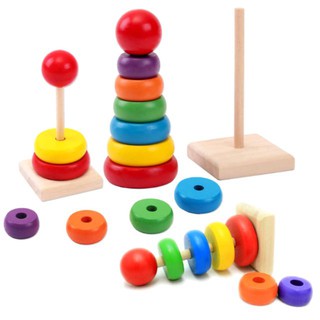 Tháp xếp chồng rainbow 9m+ cx