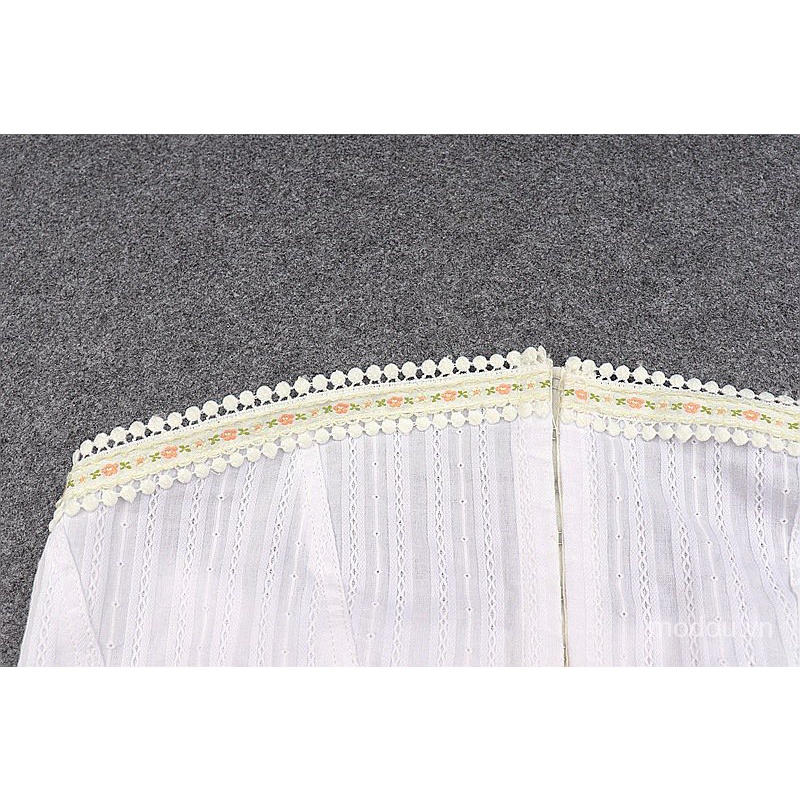 Áo tank top trễ vai xếp ly phối ren quyến rũ dành cho nữ