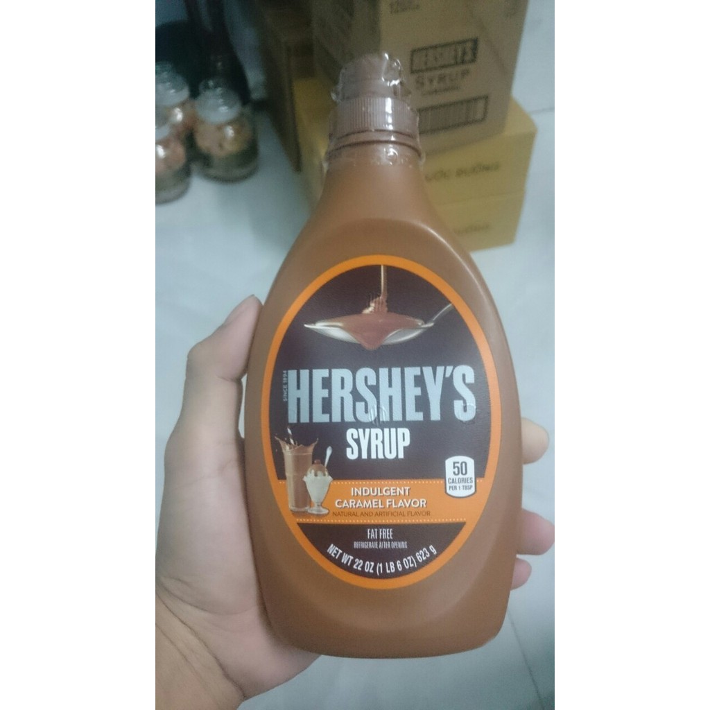 Sirô Caramel hiệu Hershey’s – chai 623g
