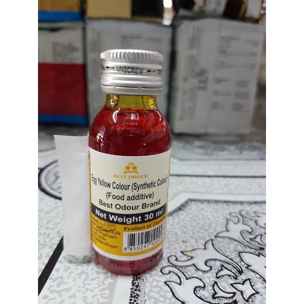 Màu nước thực phẩm BEST ODOUR lọ 30ml, màu xanh, vàng, cam, đỏ.