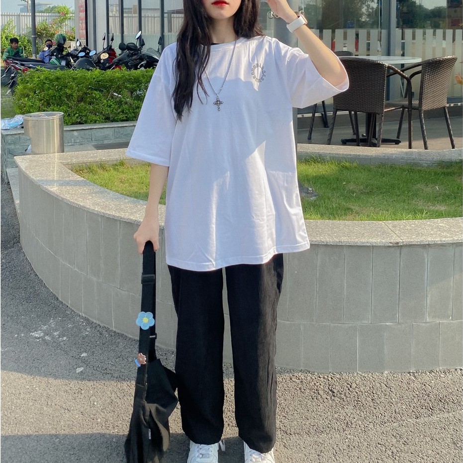 Áo thun cổ tròn tay lỡ unisex HOMIES in hình DARO