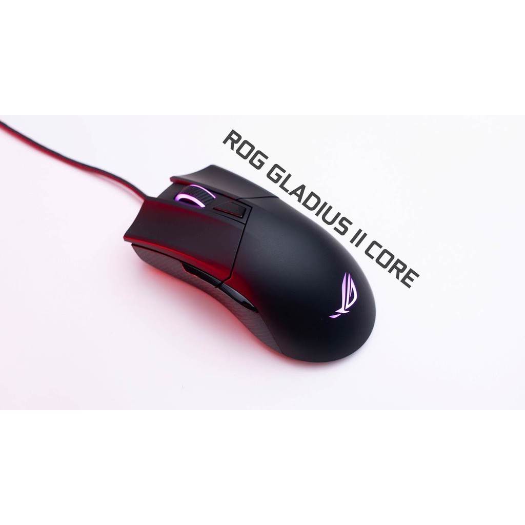 [ GIÁ SỐC ] - [ HOT ] - [ RẺ VÔ ĐỊCH ] Chuột Asus ROG Gladius II Core - Chính Hãng Việt Nam - Mới 100%