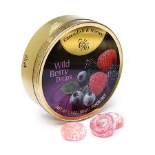 Kẹo Hộp Thiếc Đức Cavendish Harvey Hương Dâu Rừng Wild Berry