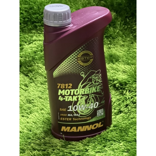 Nhớt Mannol 7812 10W40 MOTORBIKE 4- TAKT CÔNG NGHỆ ESTER dùng cho xe số,tay côn