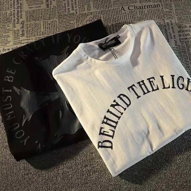 NRVP Áo Thun 100% Cotton Tay Ngắn Dáng Rộng Thời Trang Hàn Quốc Cho Nữ