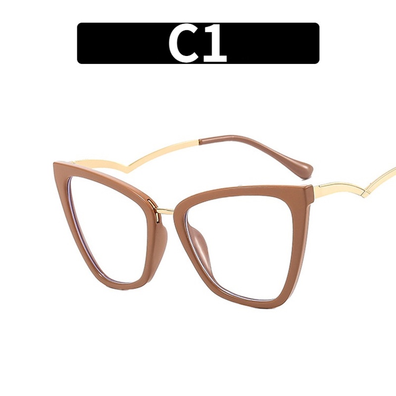 Kính Mắt Mèo Chống Ánh Sáng Xanh Thời Trang Phương Tây Cho Nữ