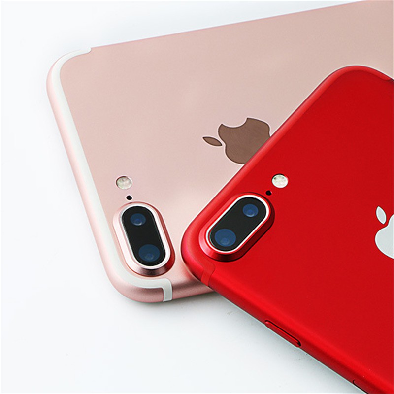 Miếng dán kim loại bảo vệ tròng kính camera sang trọng hiệu quả dành cho iphone 7 8 Plus X 10