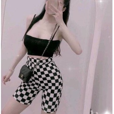 Sét áo dây quần ngố ôm lengging