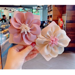 Bờm Cài Hoa Bé Gái Phụ Kiện Tóc Phong Cách Hàn