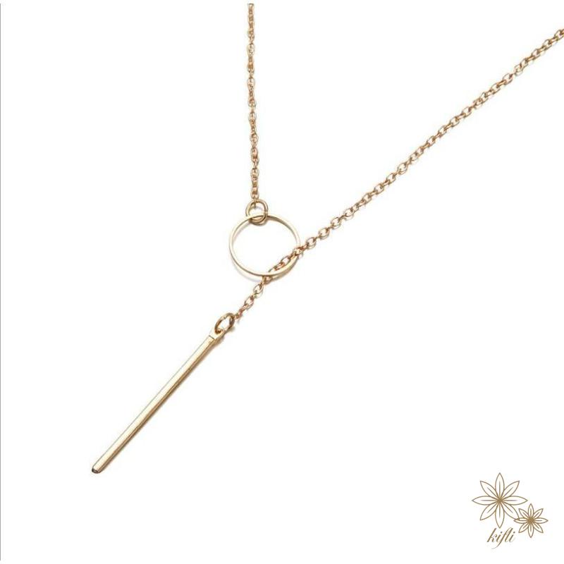 Vòng cổ Kim Loại Dáng Ngắn Thiết Kế Đơn Giản Thời Trang