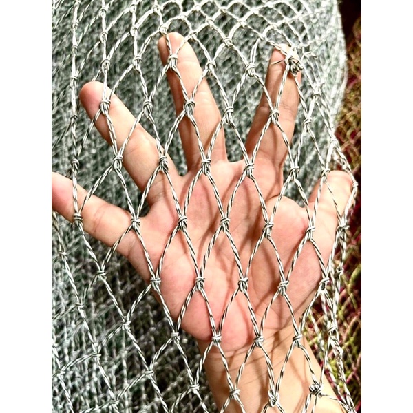 Lưới săn hàng câu đài, lưới lắp vành vợt inox