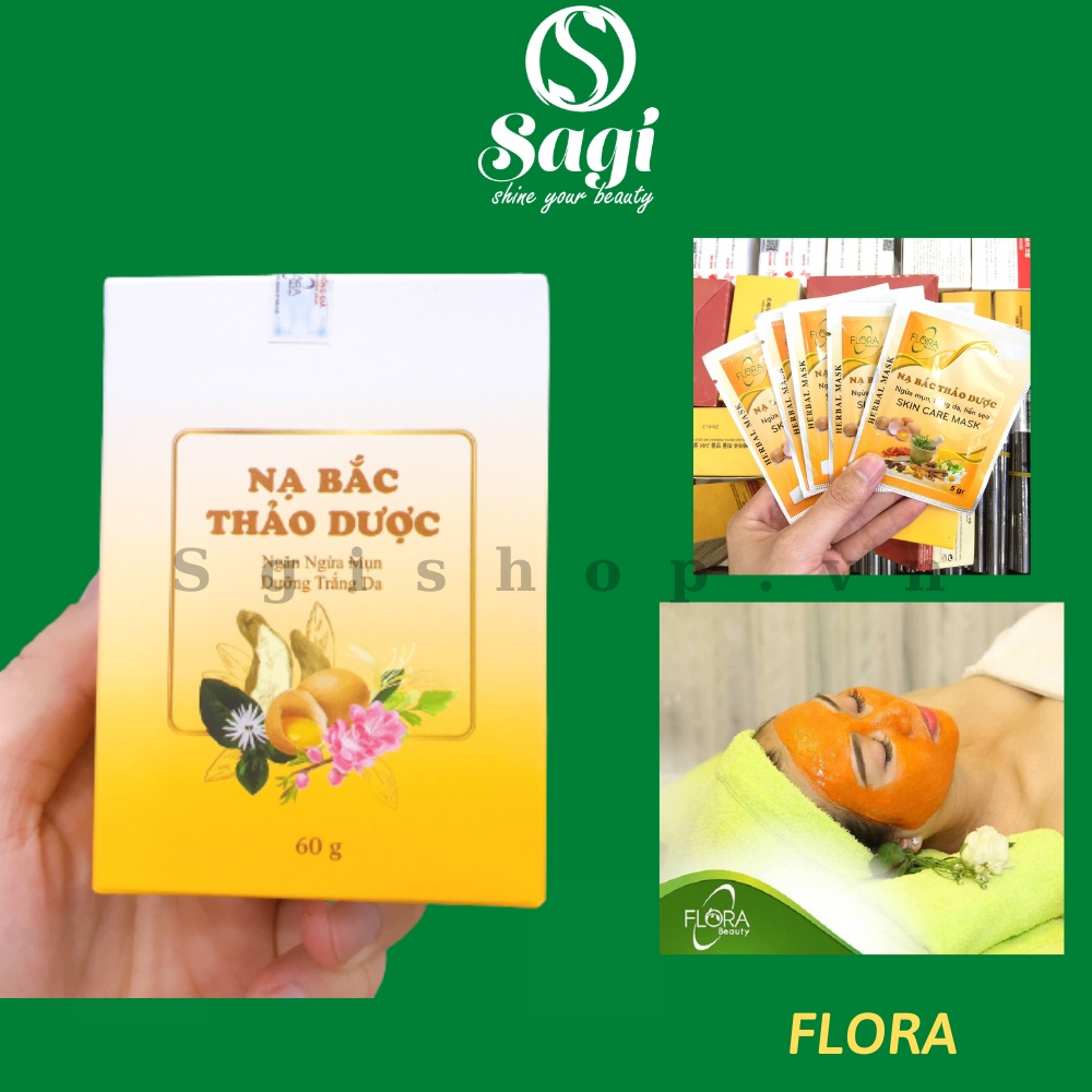 Mặt Nạ Flora Thảo Dược 60g (12 gói)