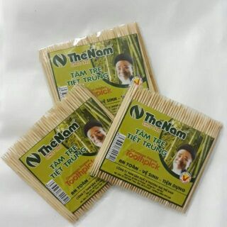 Combo 5 gói tăm tre tiệt trùng thế nam