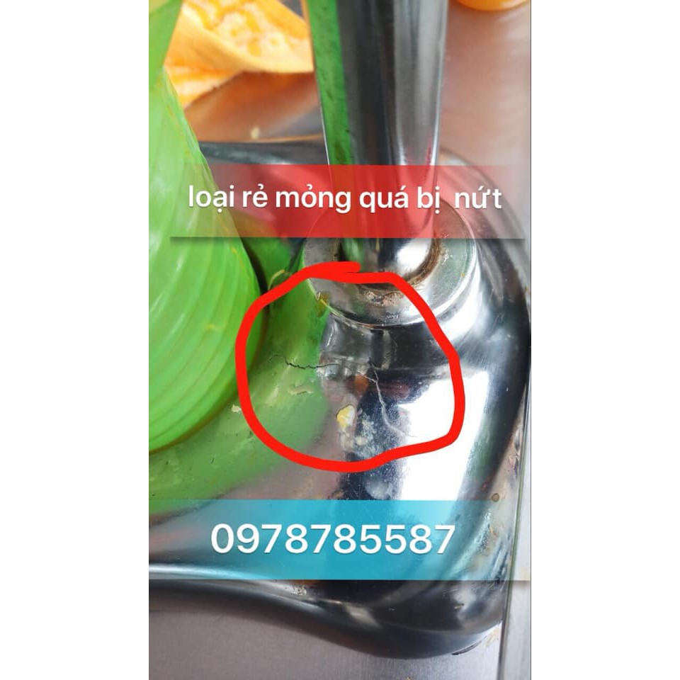 MÁY VẮT CAM 6 KG -ÉP CAM INOX BẰNG TAY