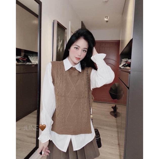 SƠ MI TAY BO CHUN CỔ ĐỨC