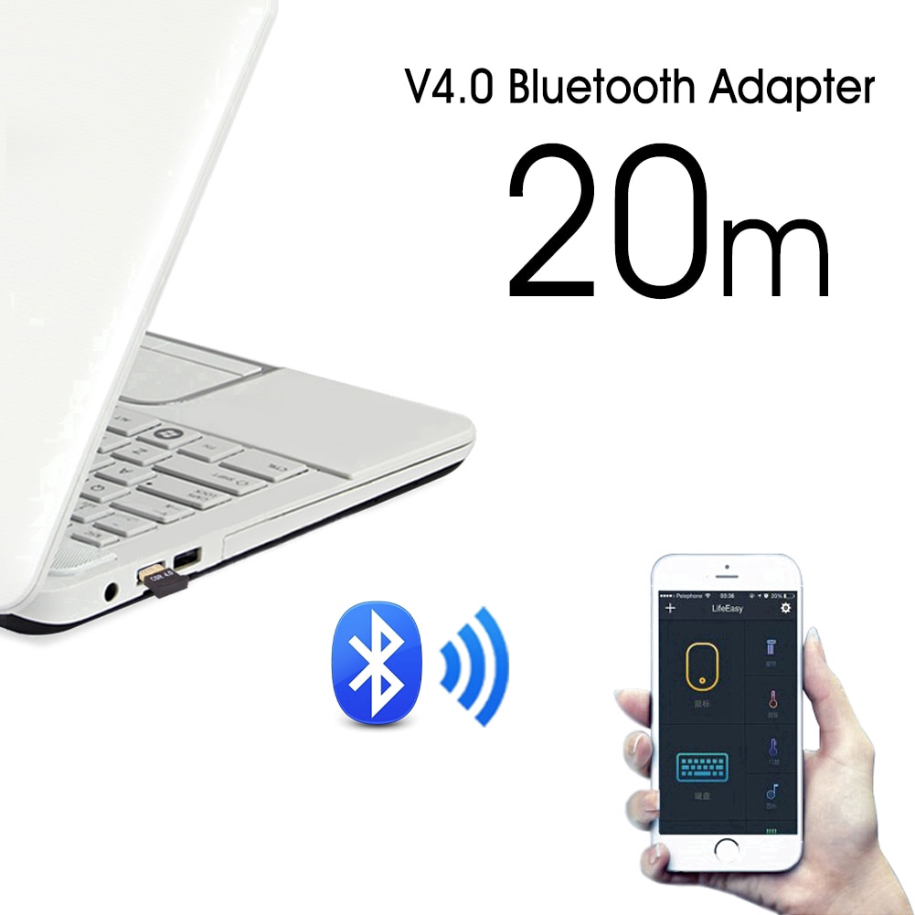 Mini USB Wireless Bluetooth Adapter V4.0 Wireless Dongle Transmitter CSR 4.0