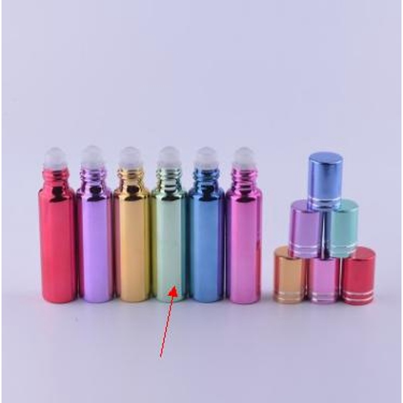 Chai Thủy Tinh Lăn 5ml / 10ml Đựng Tinh Dầu Tiện Dụng