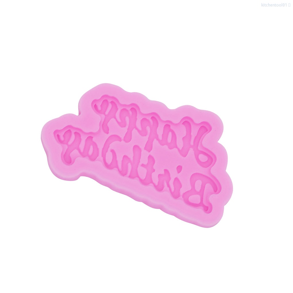 Khuôn Silicone dùng tạo hình chữ lám bánh kem 3D