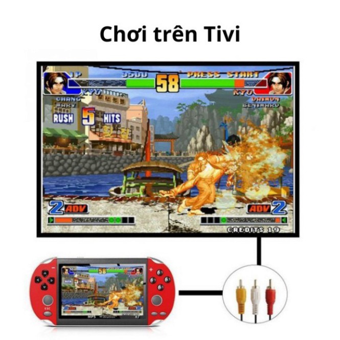 TUẦN LỄ SALE Máy chơi game cầm tay X7 màn hình 4.3 inch 8gb - 9000 game , chơi game , xem phim , nghe nhạc , đọc sách -b