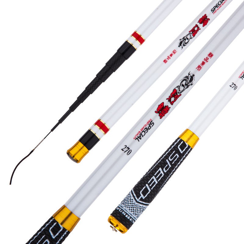 Cực ngắn phần cần câu tay carbon mini pocket stream rod siêu nhẹ và cứng 19 bộ cầm có thể điều chỉnh được