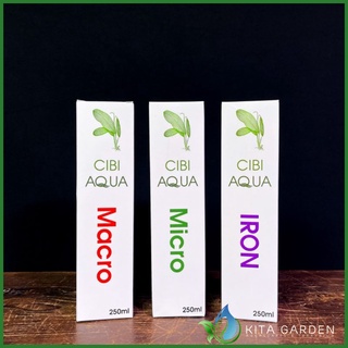 COMBO phân nước CIBI AQUA - BỘ 3 CHAI MA.CRO, MI.CRO, I.RON CIBI AQUA
