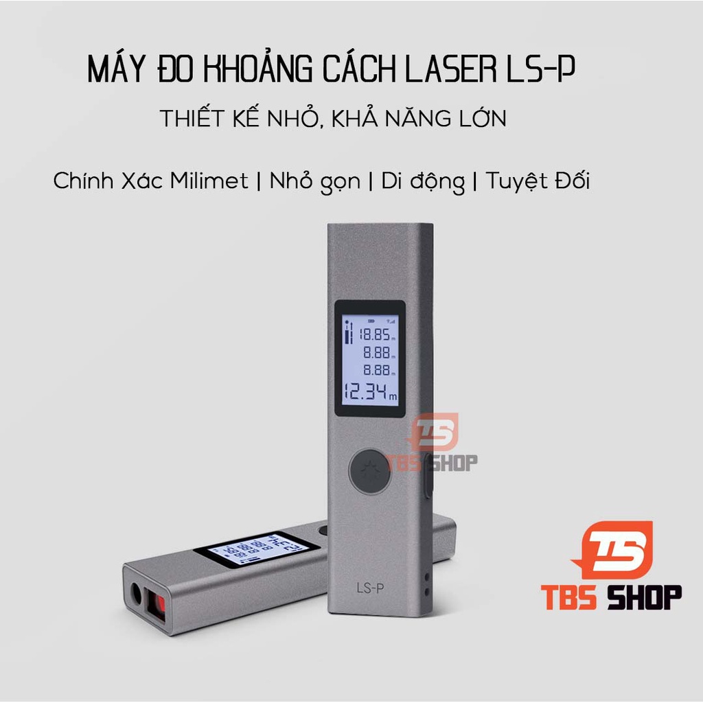 Máy đo khoảng cách bằng Laser Xiaomi Duka LS-P Cao cấp Chính xác từng Minimet