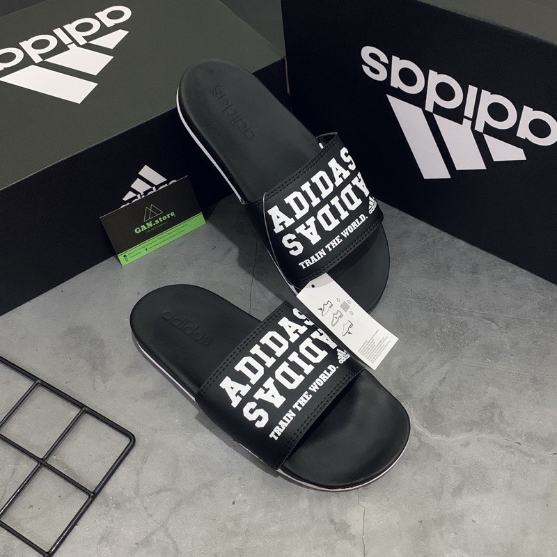 DÉP ADIDAS PLUS MONO ĐEN - ÊM ĐẸP