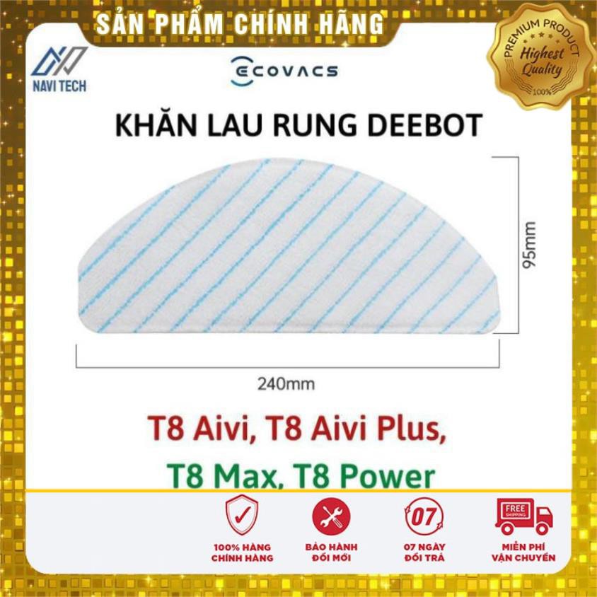 Khăn lau rung Robot hút bụi lau nhà Ecovasc Deebot T8 Aivi  /T8 Power/ T8 Aivi plus