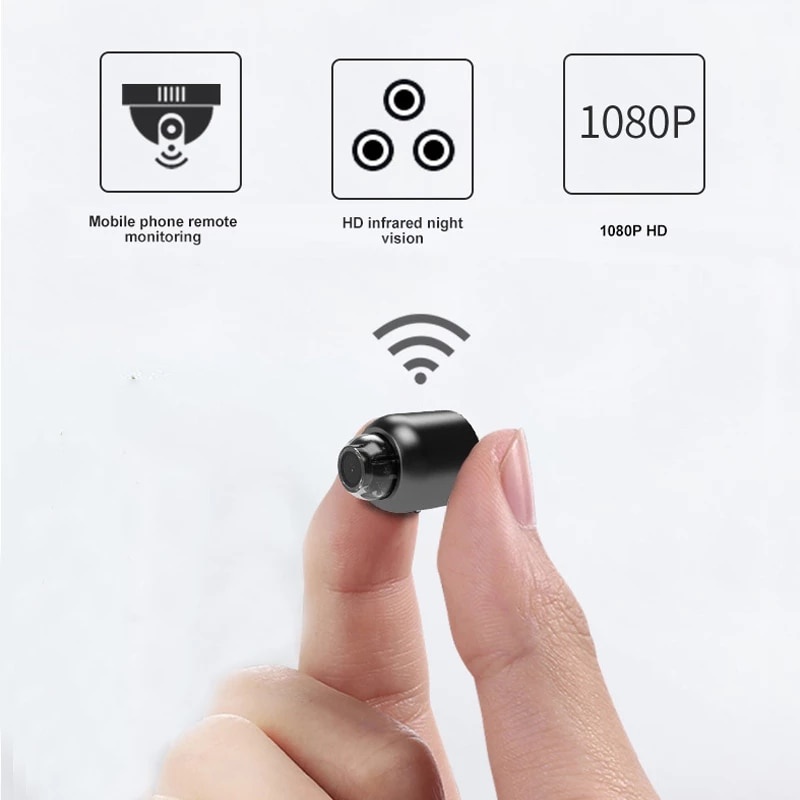 Camera mini ip wifi Thông Minh Quay Ban Đêm 360 dvr 1080p hd