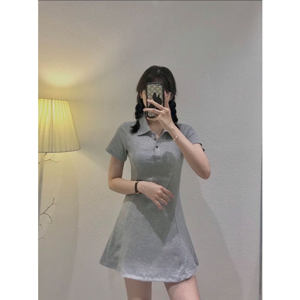 ĐẦM MIDI POLO xòe