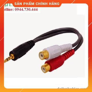 CÁP AUDIO 3.5MM 1 RA 2 DCA DTECH DT-6209