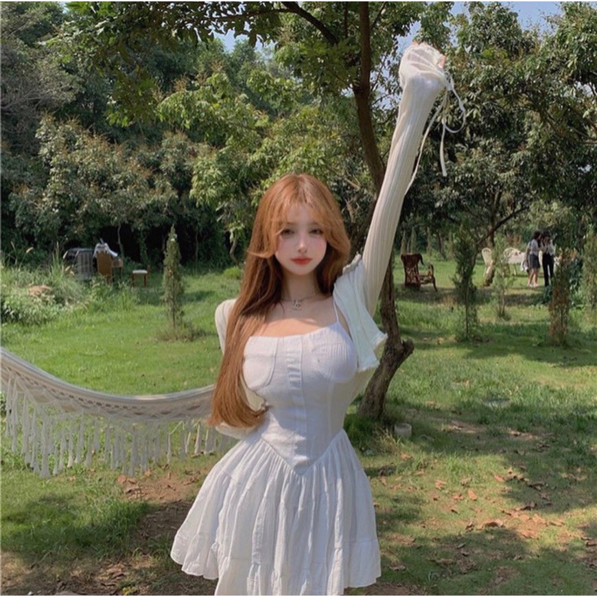 SET ĐẦM 2D NÚT CHÂN BÈO KHOÁC TƯA CROP