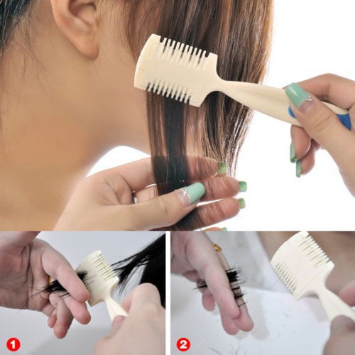 [Nội Địa Trung chính gốc] Lược tỉa tóc kẹp dao lam