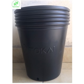 5 Chậu Nhựa Đen NHẬT BẢN TOKAI TOPOT 24.cm - Siêu Bền Đẹp!