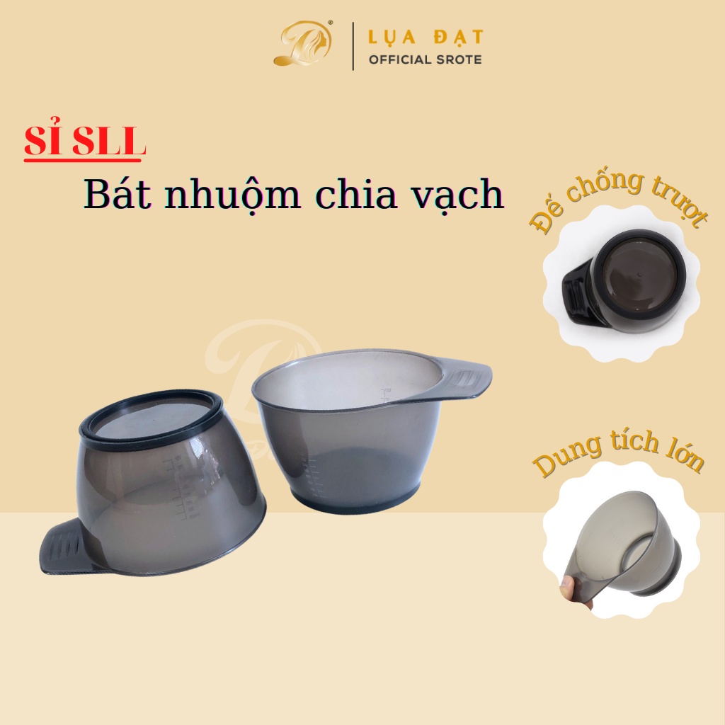 (Giá sỉ Salon) Bát Nhuộm Cao Cấp Loại Dày Có Chia Vạch 700ml Chuyên Dụng Cho Salon