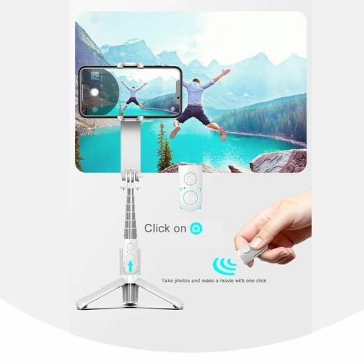 [Hàng mới vê]Gậy tự sướng Chống Rung Gimbal Vlog L09, Tay Cầm Chống Rung, Bộ Ổn Định Điện Thoại Di Động, Có Đèn Led | BigBuy360 - bigbuy360.vn