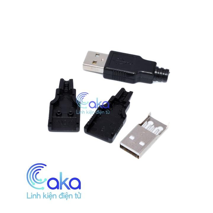 Đầu USB Đực kèm vỏ