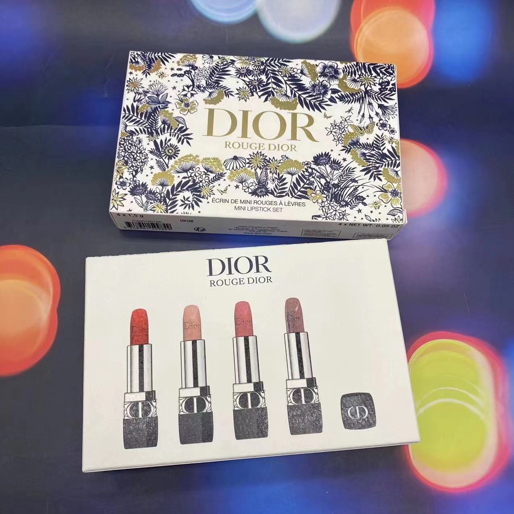 Bộ 4 Thỏi Son Môi Dio 1.5g*4# Phiên Bản Giáng Sinh Giới Hạn