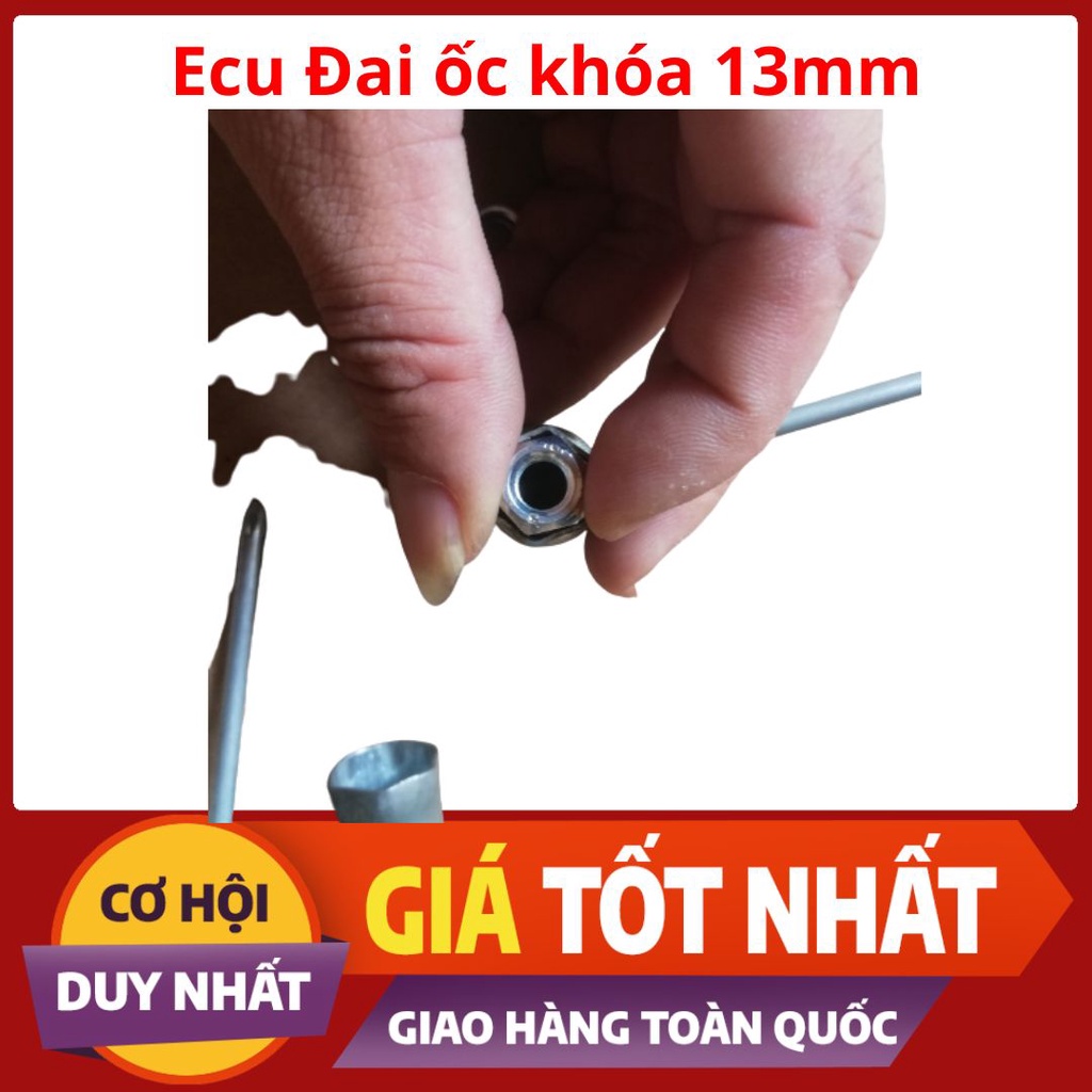 Ecu Đai Ôc Khóa 17mm hoặc 13mm Siêu Bền Đẹp