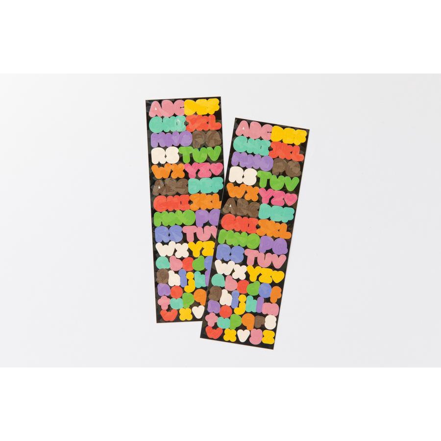 Set 2 Tấm Sticker Hologram ARTBOX Hàn Quốc Chữ Cái Vivid Với Nhiều Màu Sắc Nổi Bật