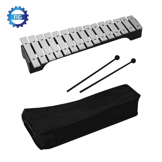 【Hot Sale？？】Orff Percussion Aluminum Piano Wooden Frame Style Xylophone Kids Musical Funny Toys