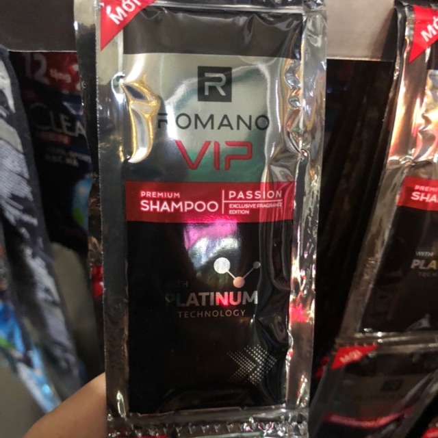 Dây dầu gội romano nước hoa cao cấp vip màu đỏ