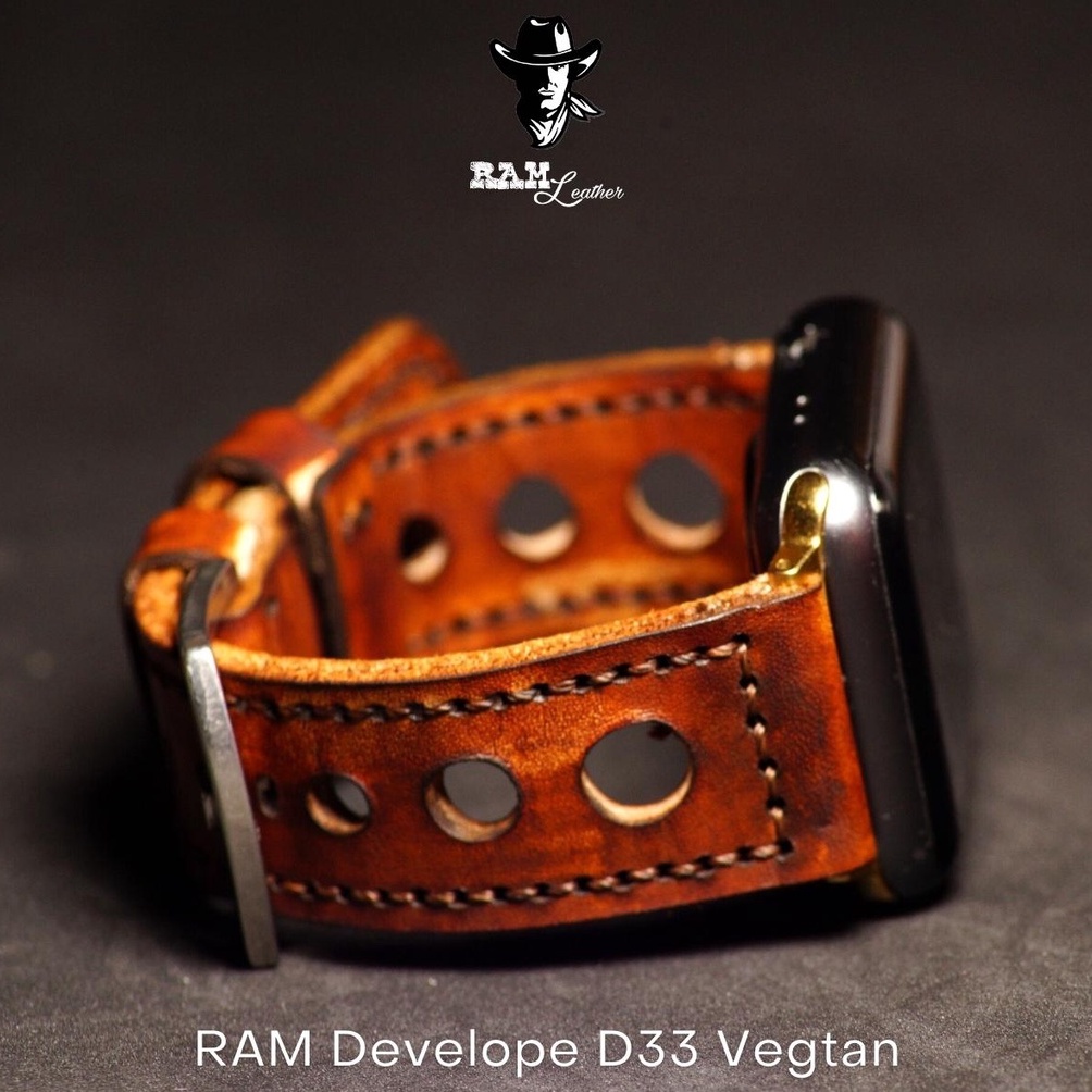 Dây Đồng Hồ Da Bò Italia Vegtan RAM Leather D33 Bền Đẹp