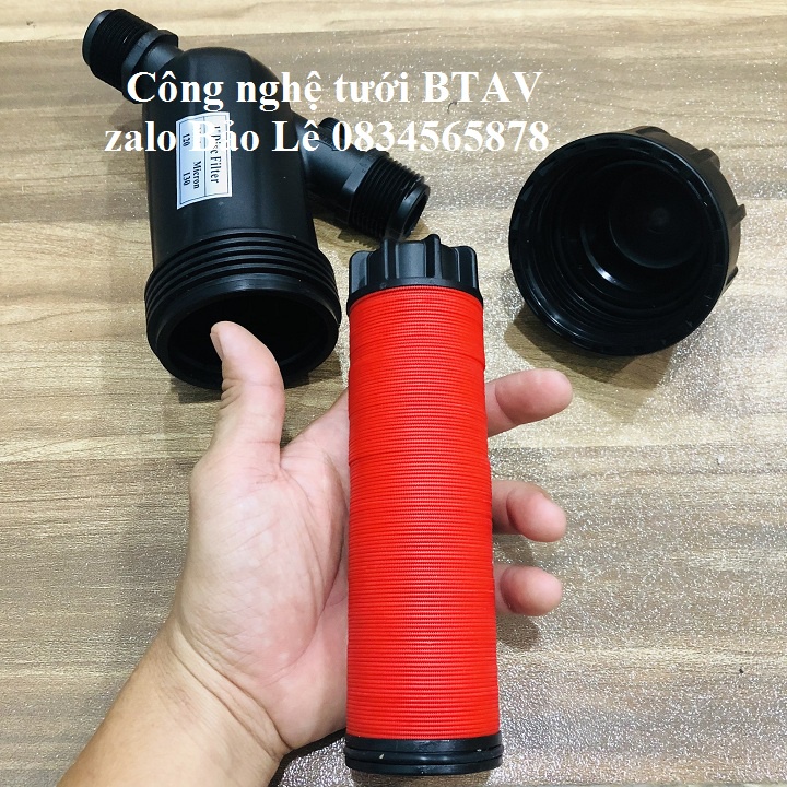 Lọc nước phi 34mm – Đen đĩa đỏ