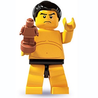 [CÓ SẴN - LIKENEW] LEGO - Nhân vật Lego Sumo Wrestler số 7 - Minifigures Series 3 (8803)