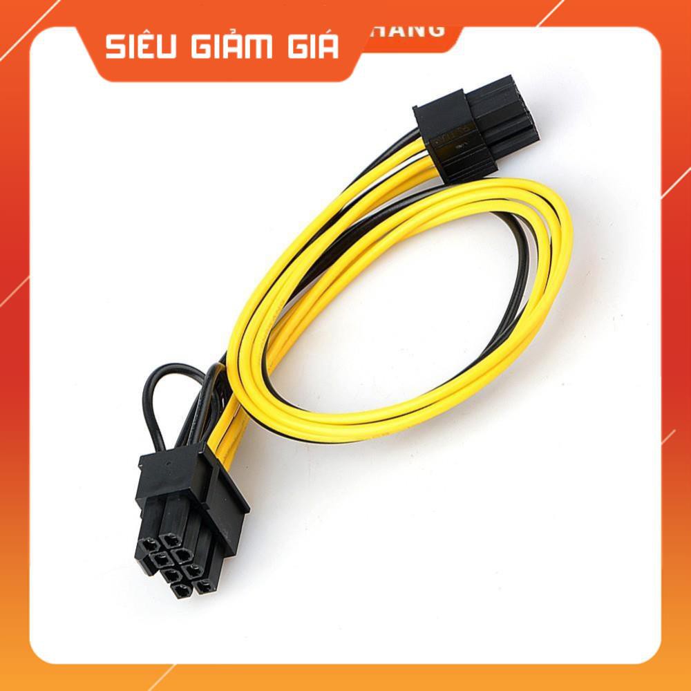 Dây chuyển PCI-E 6-Pin To 6+2-Pin Power Splitter Cable PCIE PCI Express 6-Pin/6+2-Pin Wire