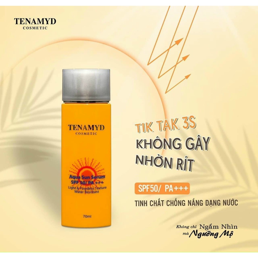 Kem Chống Nắng Tinh Chất Tenamyd Aqua Sun Serum SPF 50/ PA+++ Tuýp 70ml - Dr.Trang